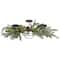 26" Holiday Foliage & Tiered Metal Candle Holder